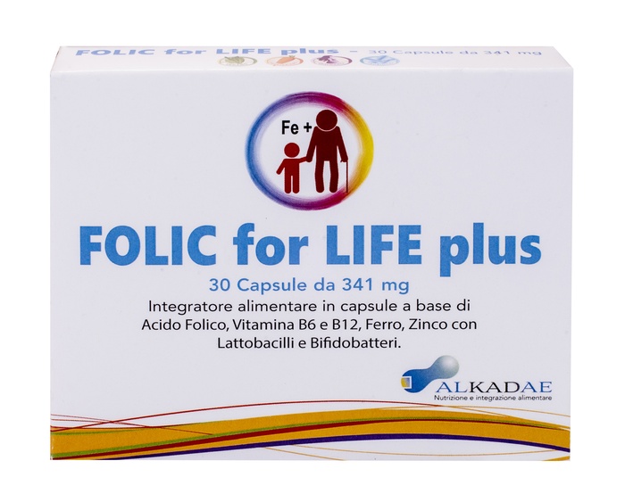 FOLIC FOR LIFE PLUS 30 CAPSULE - goldeneffe.it