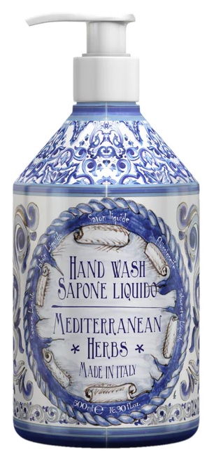 LE MAIOLICHE SAPONE LIQUIDO MEDITERRANEAN HERBS 500 ML - goldeneffe.it