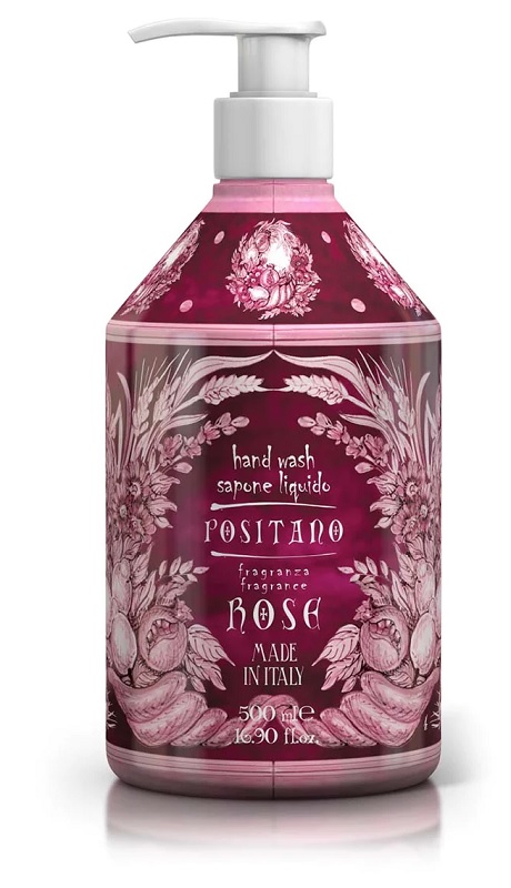 LE MAIOLICHE SAPONE LIQUIDO POSITANO ROSE 500 ML - goldeneffe.it
