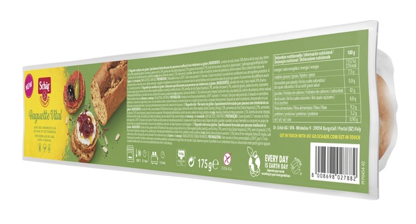 SCHAR BAGUETTES VITAL SENZA LATTOSIO 175 G - goldeneffe.it