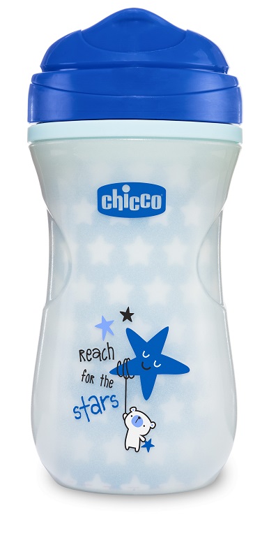 CHICCO TAZZA GLOWING 14M+ AZZURRA - goldeneffe.it