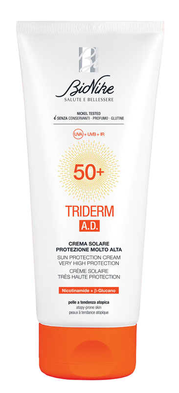 TRIDERM AD CREMA SOLARE SPF50+ 200 ML - goldeneffe.it