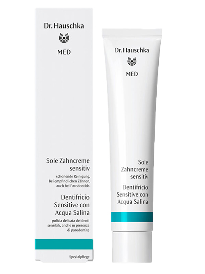 DR HAUSCHKA DENTIFRICIO SENSITIVE CON ACQUA SALINA 75 ML - goldeneffe.it