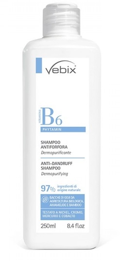 VEBIX PHYTAMIN SHAMPOO ANTIFORFORA DERMOPURIFICANTE 250 ML - goldeneffe.it