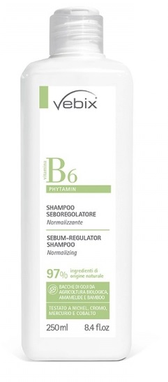 VEBIX PHYTAMIN SHAMPOO SEBOREGOLATORE NORMALIZZANTE 250 ML - goldeneffe.it