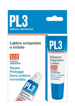 PL3 BALSAMO RIPARATORE LABBRA SOS CON ASTUCCIO 7,5 ML - goldeneffe.it