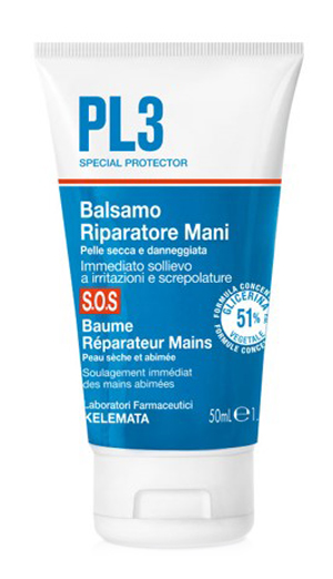 PL3 BALSAMO RIPARATORE MANI SOS 50 ML - goldeneffe.it