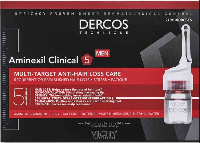 DERCOS AMINEXIL UOMO 12 FIALE 6 ML - goldeneffe.it