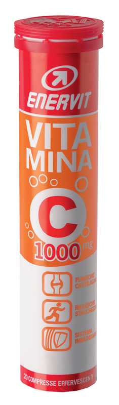 ENERVIT VITAMINA C1000 20 TAVOLETTE - goldeneffe.it