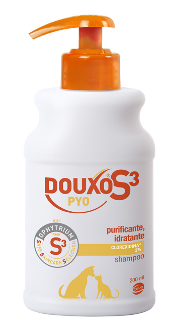 DOUXO S3 PYO SHAMPOO FLACONE 200 ML - goldeneffe.it