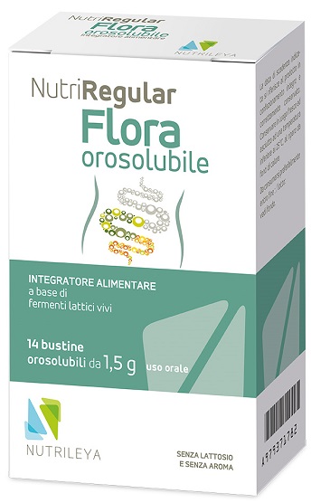 NUTRIREGULAR FLORA 14 BUSTINE OROSOLUBILI - goldeneffe.it