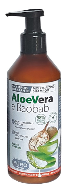PURO SHAMPOO ALOE E BAOBAB 250 ML - goldeneffe.it