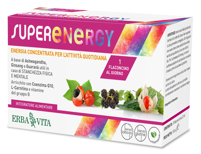 SUPER ENERGY 10 FLACONCINI DA 12 ML - goldeneffe.it