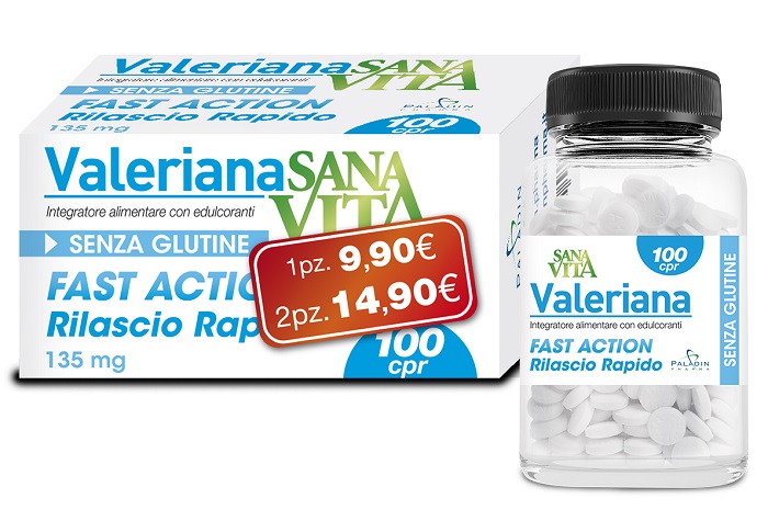 SANAVITA VALERIANA 100 COMPRESSE - goldeneffe.it