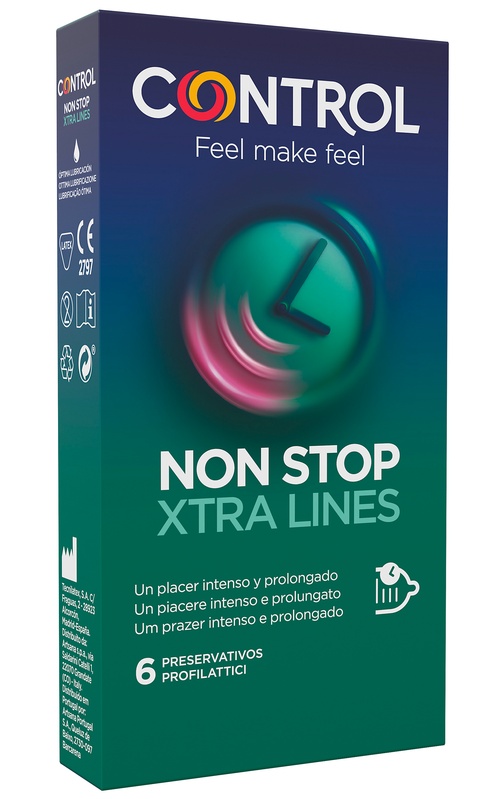 CONTROL NON STOP XTRA LINES 6 PEZZI - goldeneffe.it
