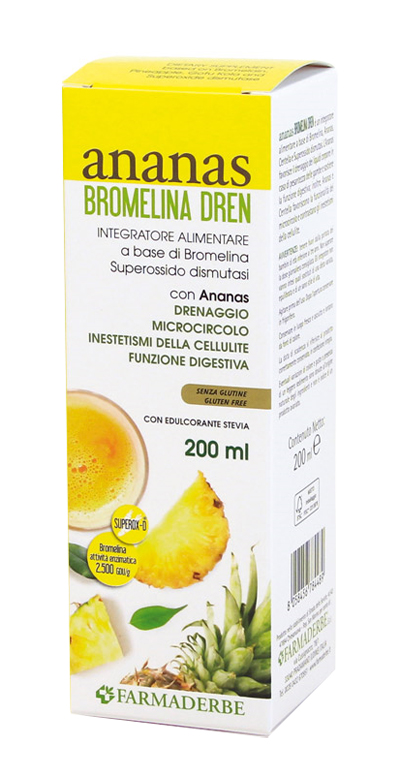 ANANAS BROMELINA DREN 200 ML - goldeneffe.it