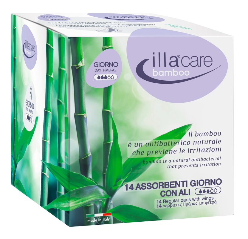 ILLA CARE BAMBOO ASSORBENTE GIORNO 14 PEZZI - goldeneffe.it