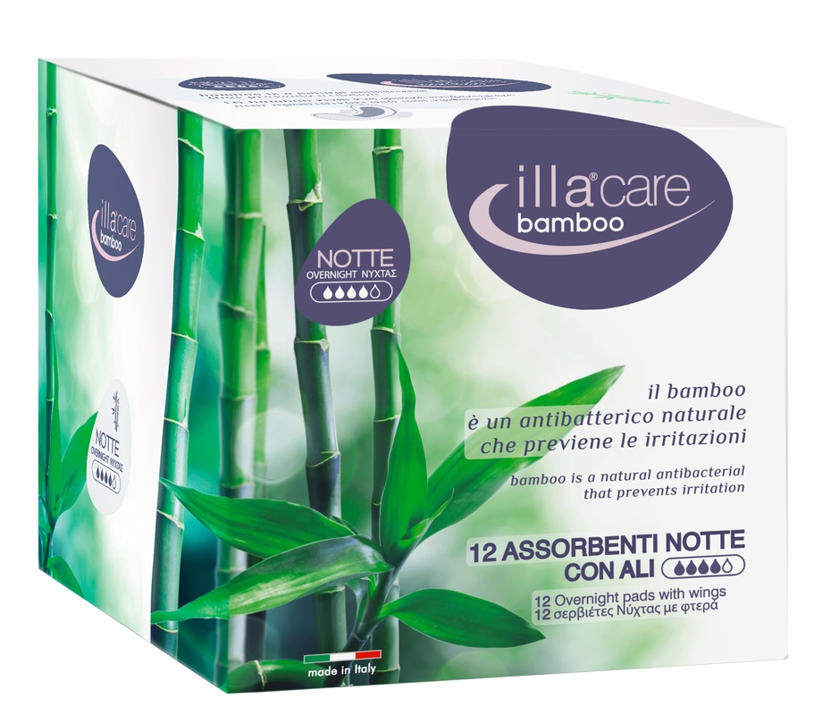 ILLA CARE BAMBOO ASSORBENTE NOTTE 12 PEZZI - goldeneffe.it
