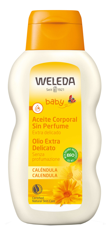 BABY OLIO EXTRA DELICATO CALENDULA 200 ML - goldeneffe.it