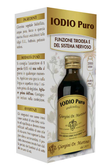 IODIO PURO ANALCOLICO 100 ML - goldeneffe.it