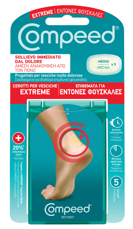 COMPEED CEROTTI PER VESCICHE EXTREME 5 PEZZI - goldeneffe.it