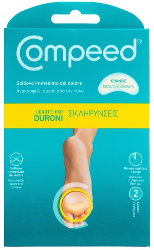 COMPEED CEROTTI PER DURONI LARGO 2 PEZZI - goldeneffe.it