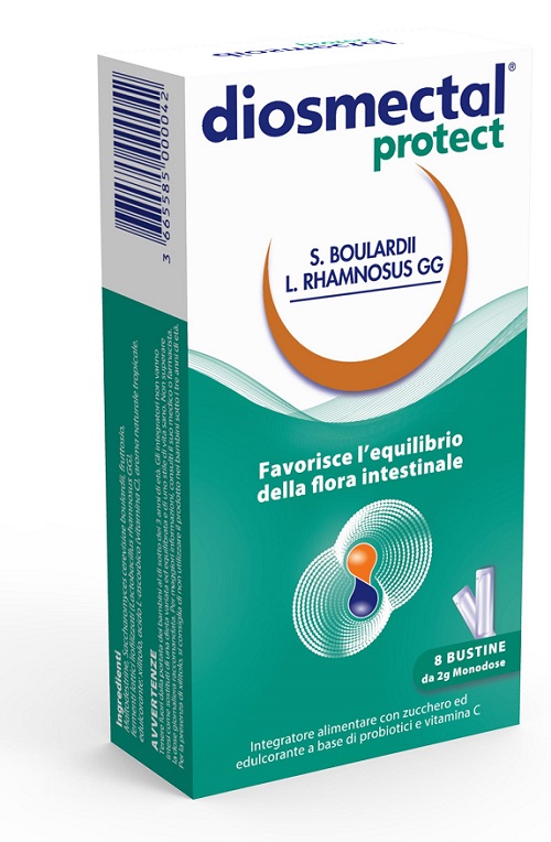 DIOSMECTAL PROTECT 8 BUSTINE OROSOLUBILI 2 G - goldeneffe.it