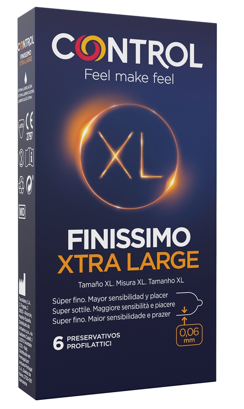 CONTROL FINISSIMO XTRA LARGE 6 PEZZI - goldeneffe.it