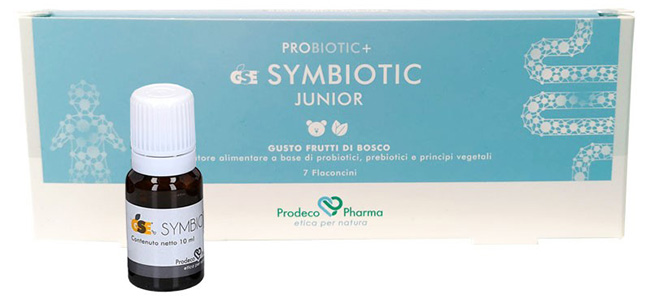 PROBIOTIC+ GSE SYMBYOTIC JUNIOR FRUTTI DI BOSCO 7 FLACONCINI - goldeneffe.it