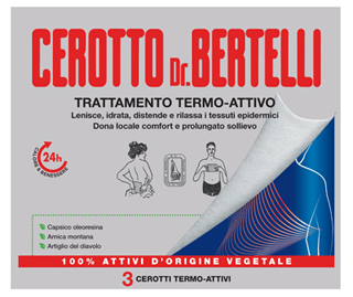 DR BERTELLI CEROTTO TERMO-ATTIVO 3 PEZZI - goldeneffe.it