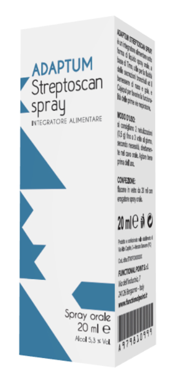 ADAPTUM STREPTOSCAN SPRAY 20 ML - goldeneffe.it