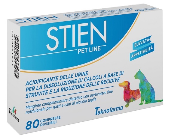 STIEN PET LINE GATTI/CANI PICCOLA TAGLIA 80 COMPRESSE DIVISIBILI - goldeneffe.it