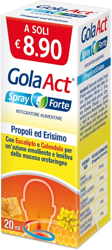 GOLA ACT SPRAY FORTE 20 ML - goldeneffe.it
