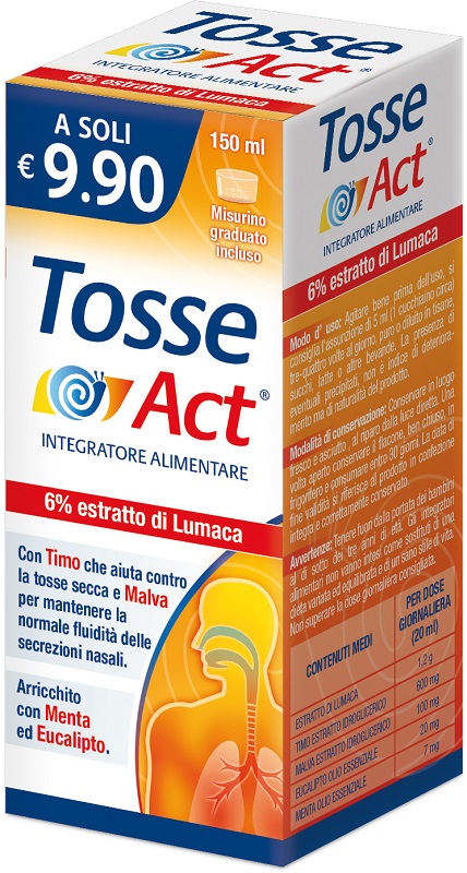 TOSSE ACT 150 ML - goldeneffe.it