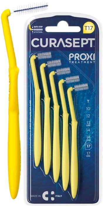 CURASEPT PROXI ANGLE T17 GIALLO/YELLOW 5 PEZZI - goldeneffe.it
