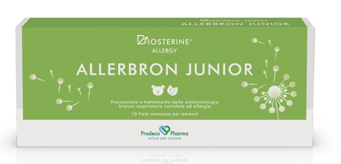 BIOSTERINE ALLERGY ALLERBRON JUNIOR 10 FIALE DA 5 ML - goldeneffe.it
