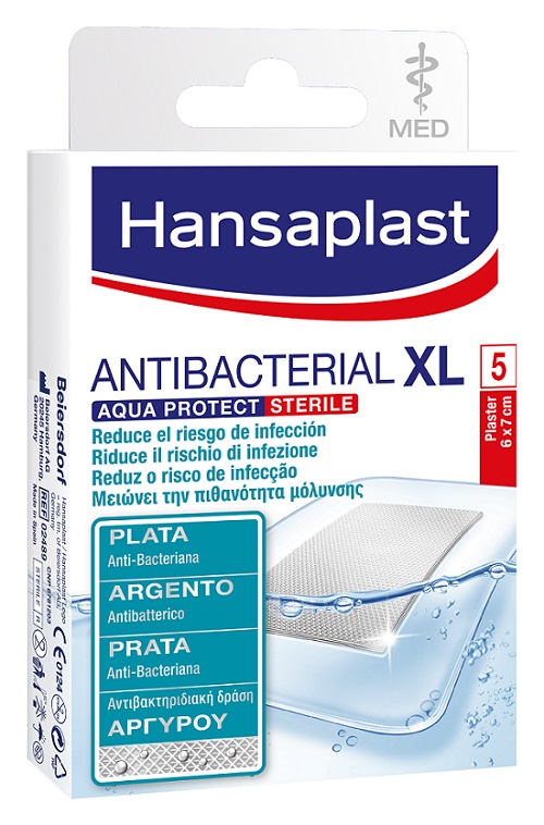HANSAPLAST AQUA PROTECT EXTRA LARGE SILVER 5 PEZZI - goldeneffe.it