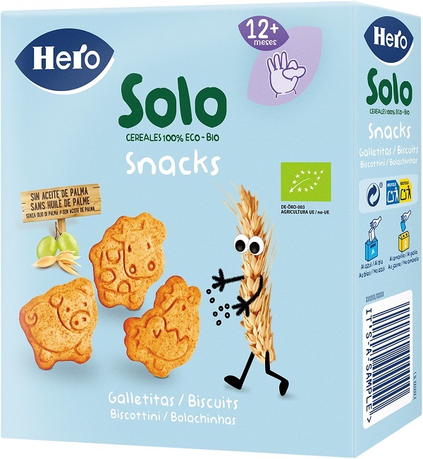 HERO SOLO BISCOTTI ANIMAL BIO 100 G - goldeneffe.it