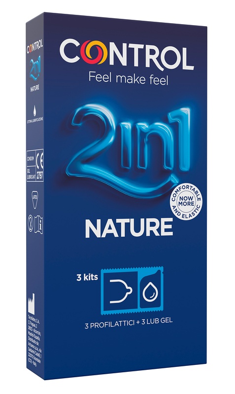CONTROL 2IN1 NATURE 2,0 + NATURE LUBE 3+ 3 PEZZI - goldeneffe.it