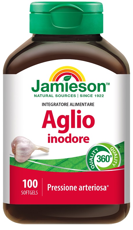 JAMIESON AGLIO INODORE 100 SOFTGEL - goldeneffe.it