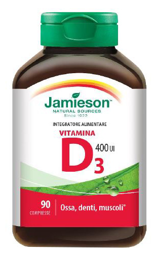JAMIESON VITAMINA D 400 90 COMPRESSE - goldeneffe.it