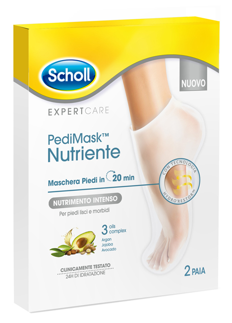 SCHOLL EXPERTCARE PEDIMASK NUTRIENTE 3 OILS COMPLEX - goldeneffe.it