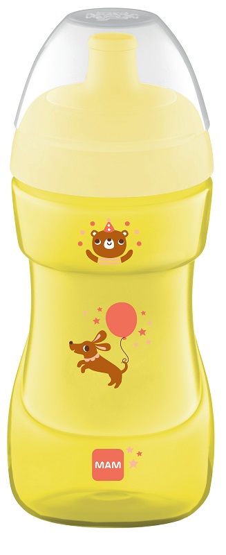 MAM TAZZA SPORTS 330 ML 12+ BECCUCCIO RIGIDO NEUTRO - goldeneffe.it
