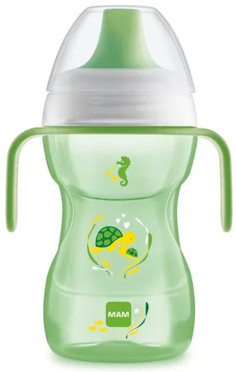 MAM TAZZA FUN TO DRINK 270 ML 8+ BECCUCCIO RIGIDO NEUTRO - goldeneffe.it
