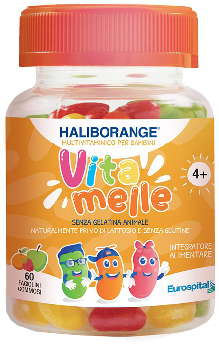 HALIBORANGE VITAMELLE 60 JELLY BEANS DA 1,44 G - goldeneffe.it