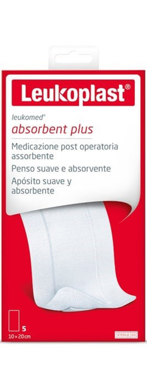 LEUKOMED MEDICAZIONE POST-OPERATORIA IN TESSUTO NON TESSUTO 10 X 20 CM - goldeneffe.it