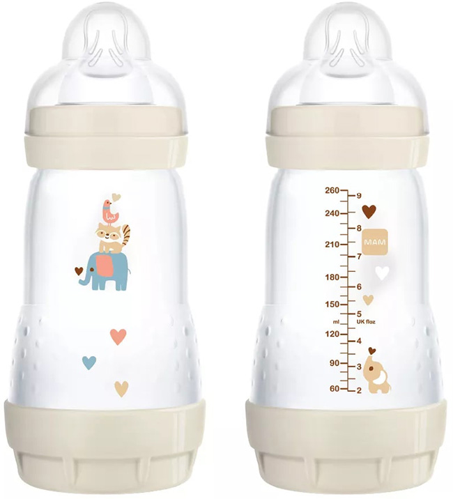 MAM BIBERON EASY START 260 ML 2+ TETTARELLA 2 NEUTRO - goldeneffe.it