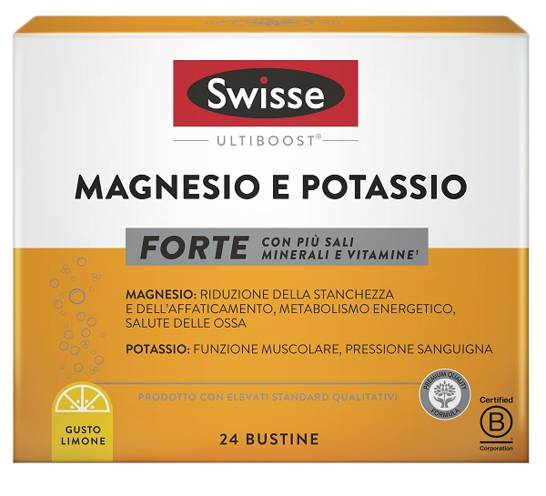 SWISSE MAGNESIO POTASSIO FORTE 24 BUSTINE - goldeneffe.it