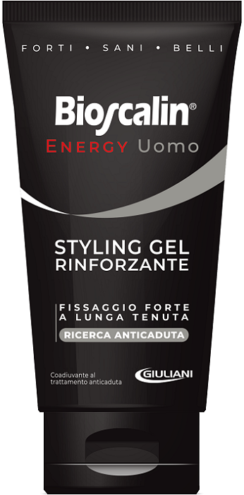 BIOSCALIN ENERGY STYLING GEL RINFORZANTE UOMO 150 ML - goldeneffe.it