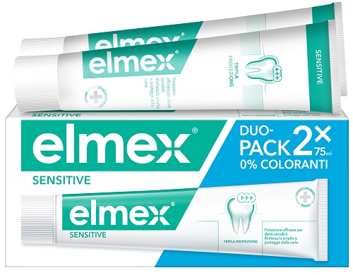 ELMEX SENSITIVE DENTIFRICIO BITUBO 2X75 ML - goldeneffe.it